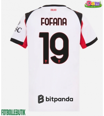 AC Milan Youssouf Fofana #19 Bortatröja Kvinnor 2025-26 Kortärmad